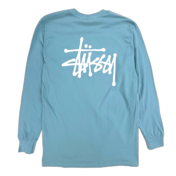 STUSSY Long Sleeve Crew Neck Tshirt Streetwear Grunge Skate 90s y2k Indie Urban - Picture 1 of 7